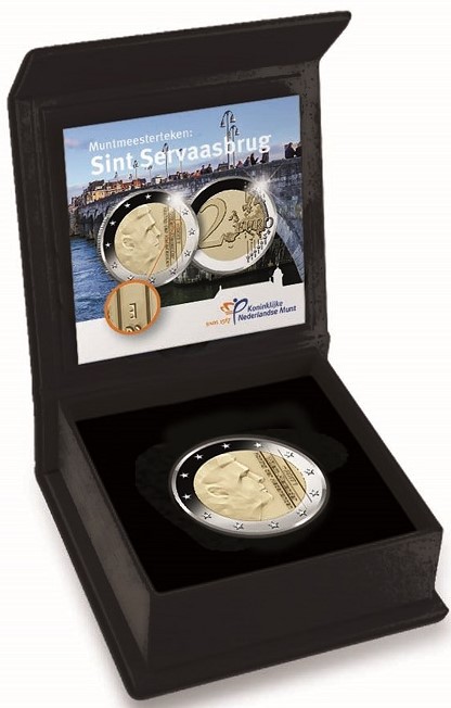 (afbeelding voor) 2 euro 2017 Sint Servaasbrug in Proof-kwaliteit